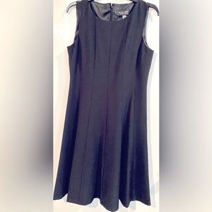 Black Label fit & flare midi.